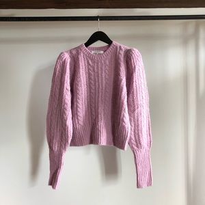 - frame femme cableknit sweater